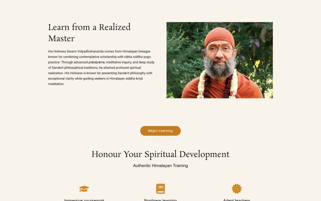 Sambhala: "Learn from a Realized Master" section