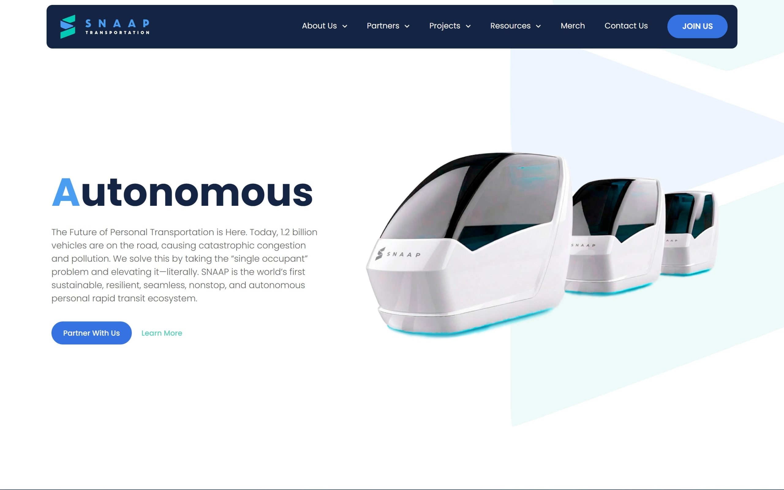 SNAAP Transportation website