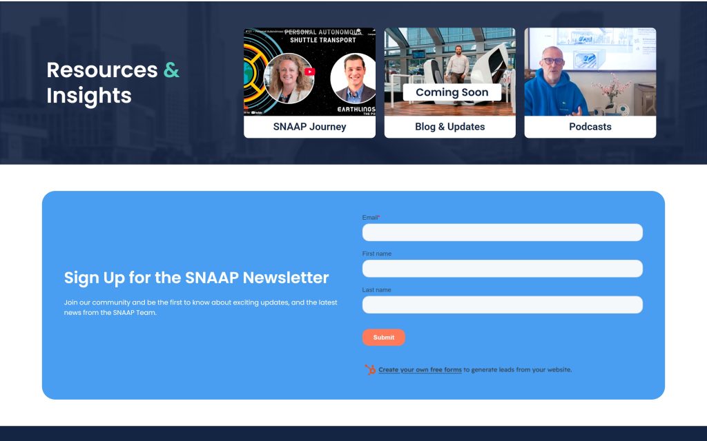 SNAAP: resources and insights, and the newsletter sign-up
